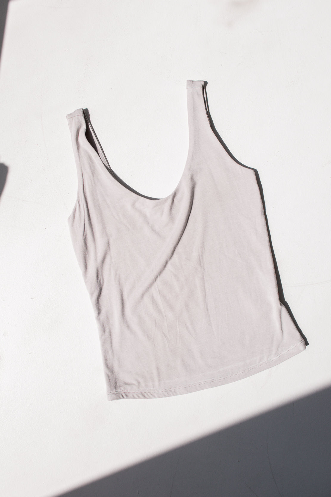 Talia Scoop Neck Tank | Pebble