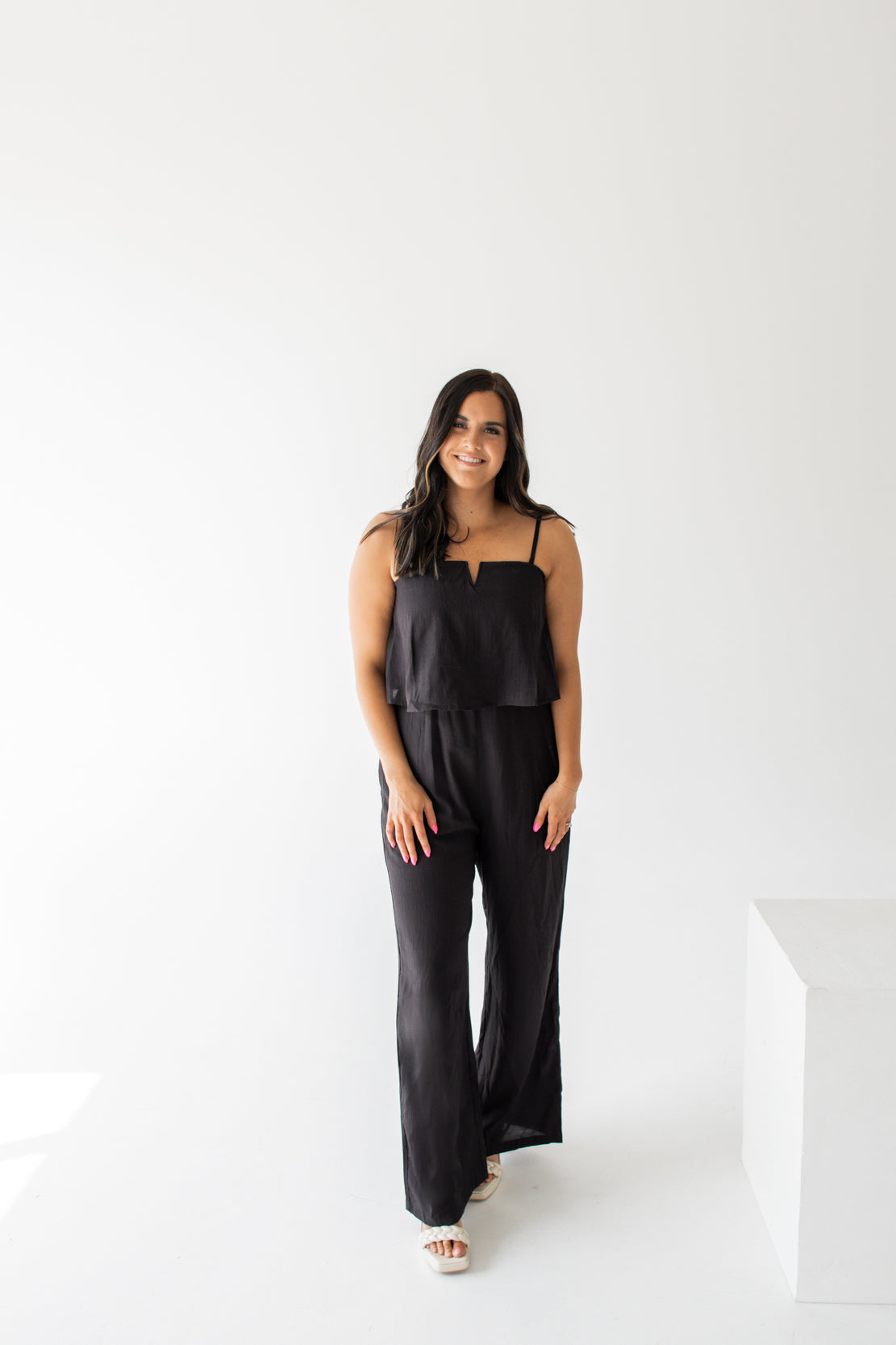 Kyla Tank Jumpsuit | Black