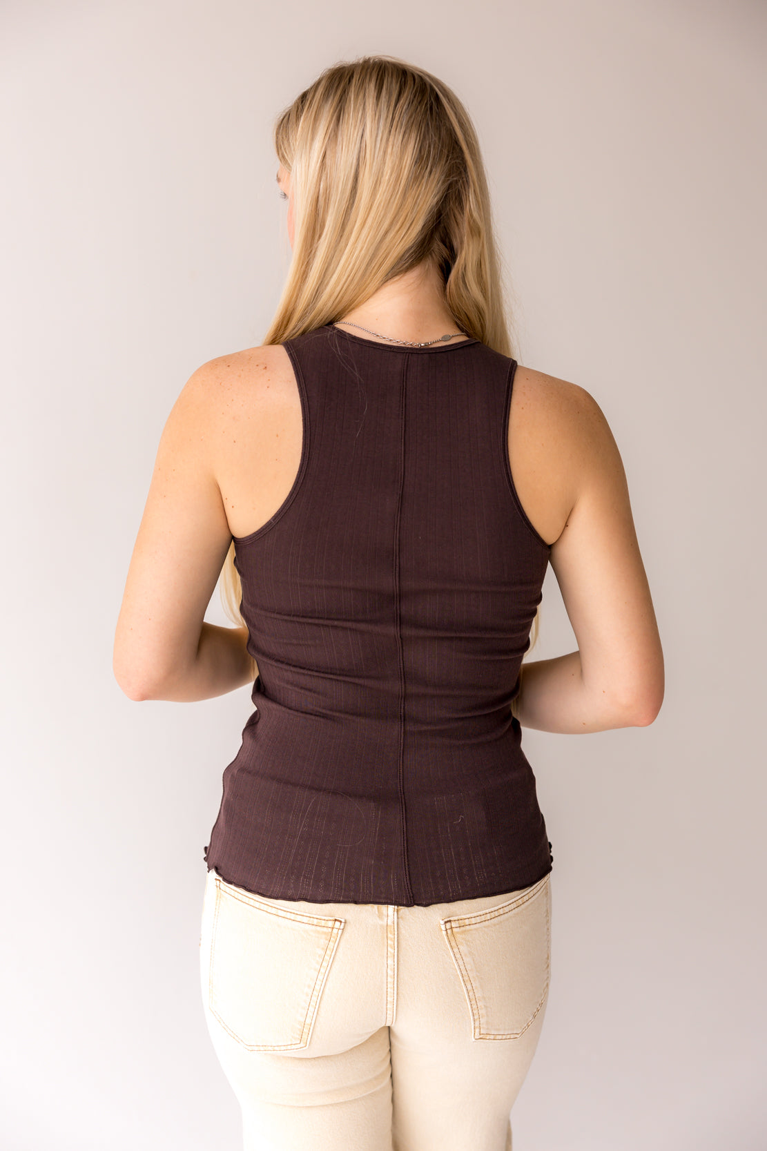Fresh In Love Tank | Brown