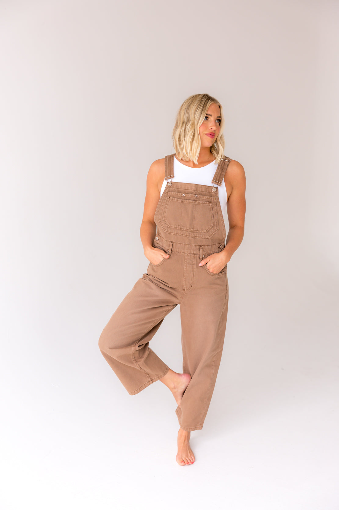 We The Free Deep Trance Overalls | Brown Sugar