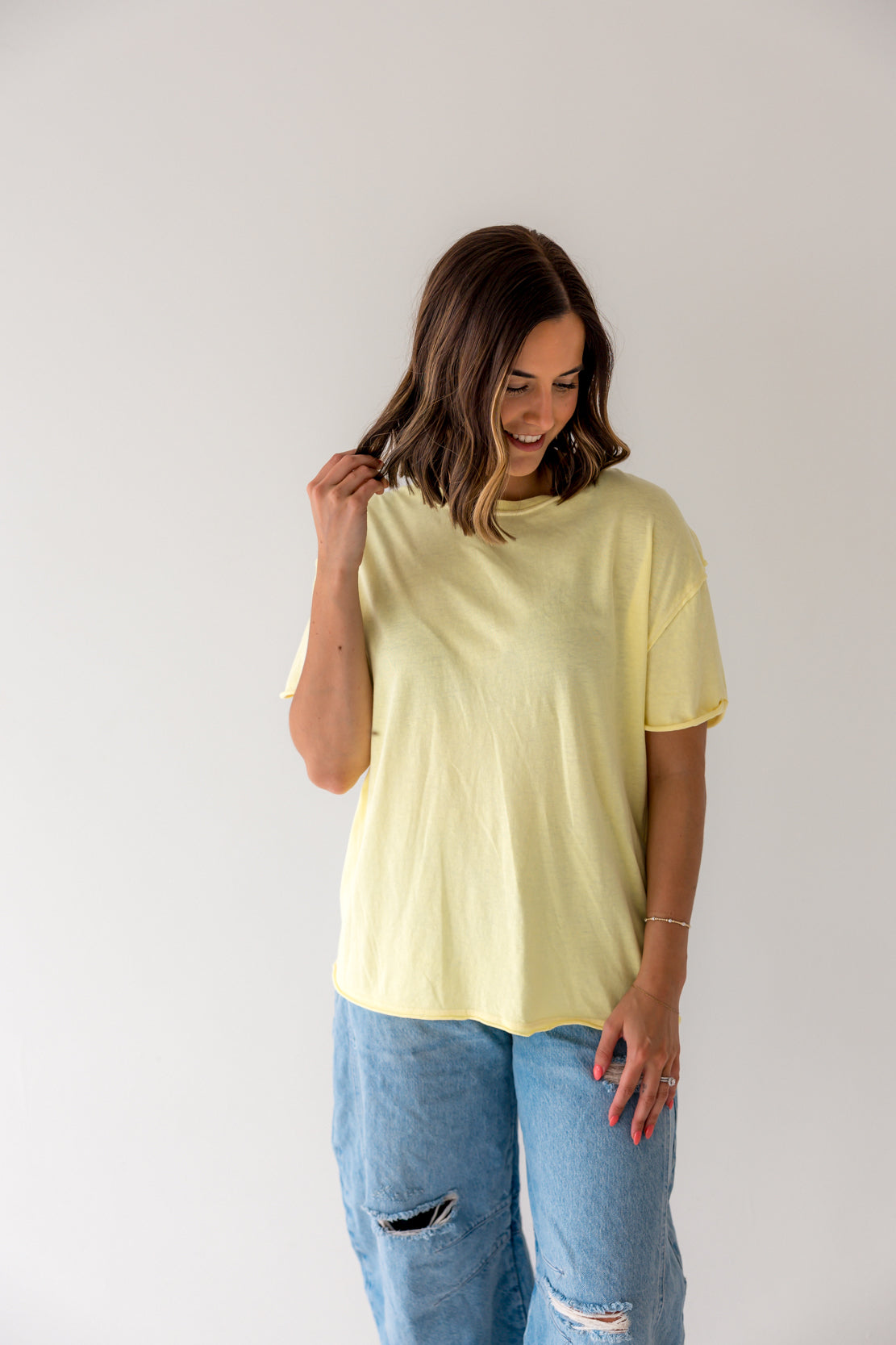 We The Free Nina Tee | Yellow Finch