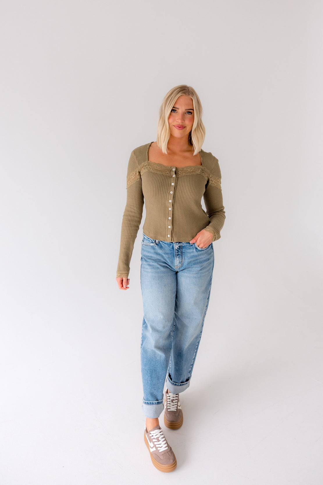 Let's Party Cardi | Gothic Olive