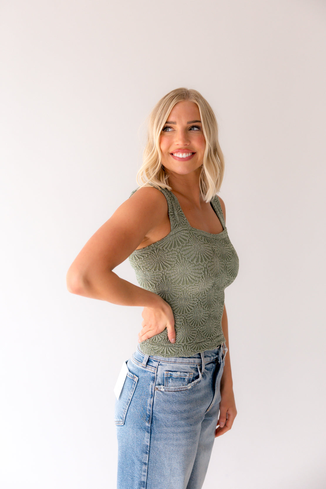 Love Letter Cami | Elm Green