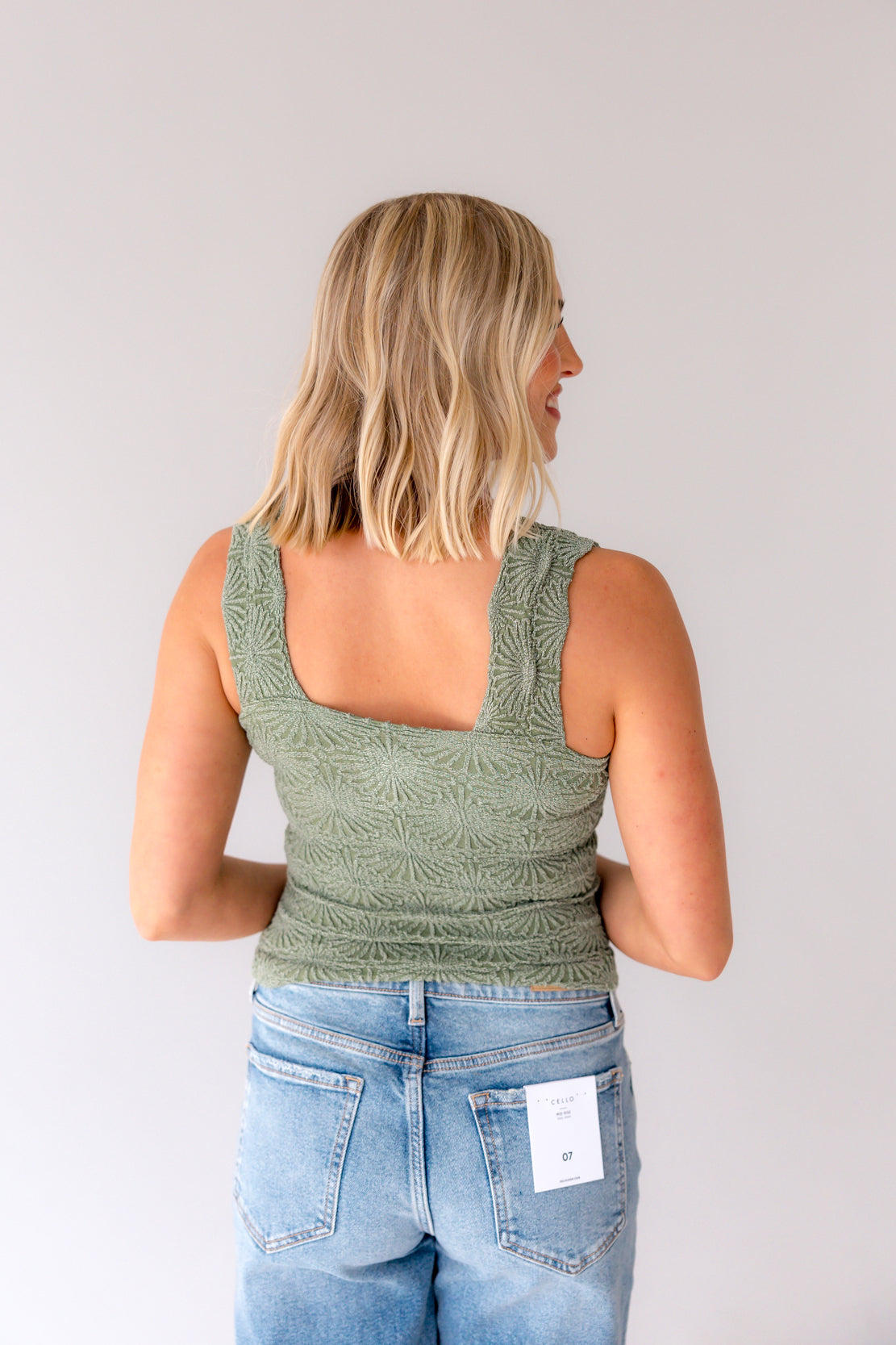 Love Letter Cami | Elm Green