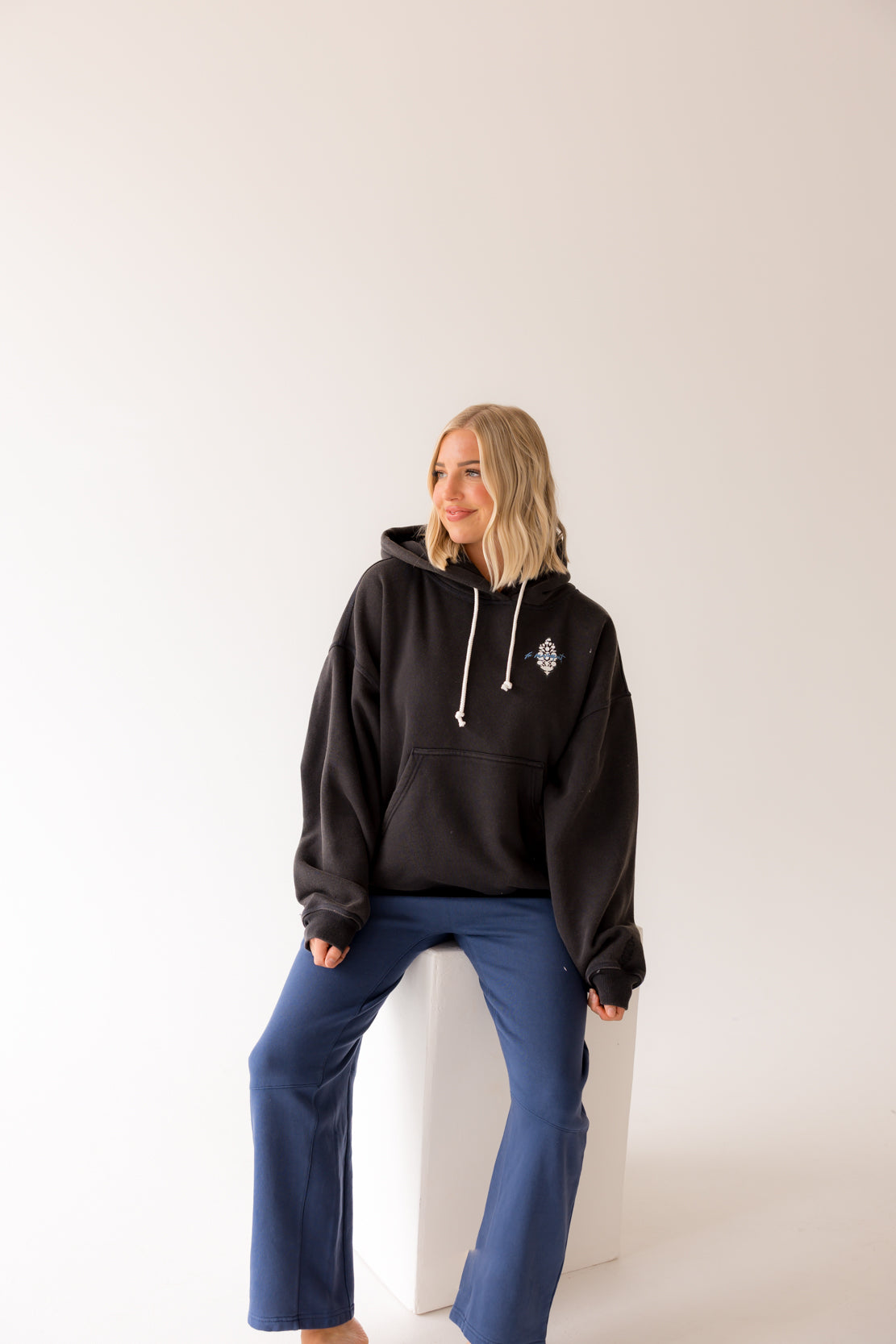 Final Call Buti Logo Hoodie | Black/White Combo