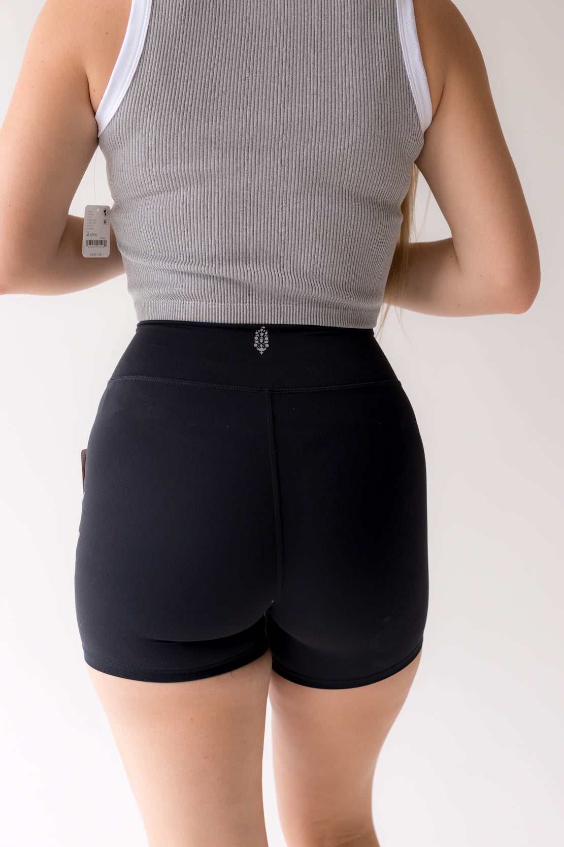 Never Better Logo Bike Shorts | Black