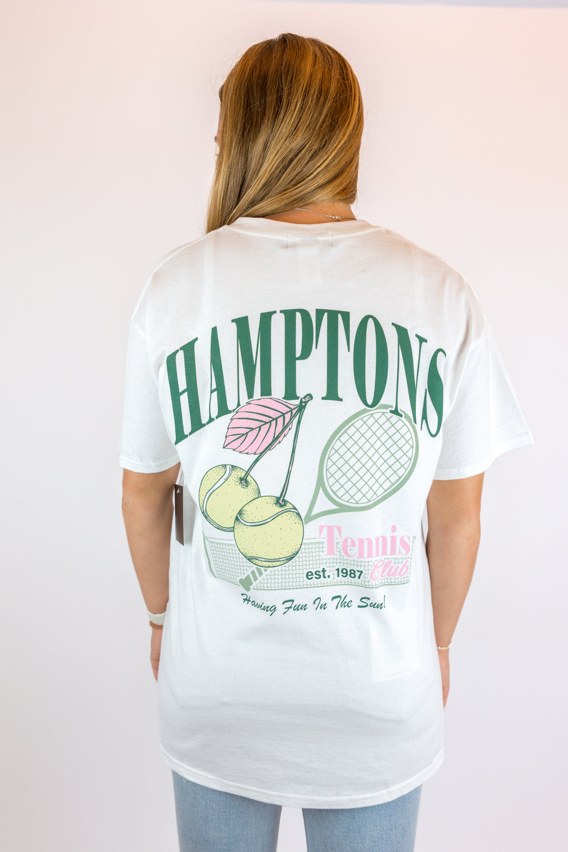 Hamptons Tennis Tee | White