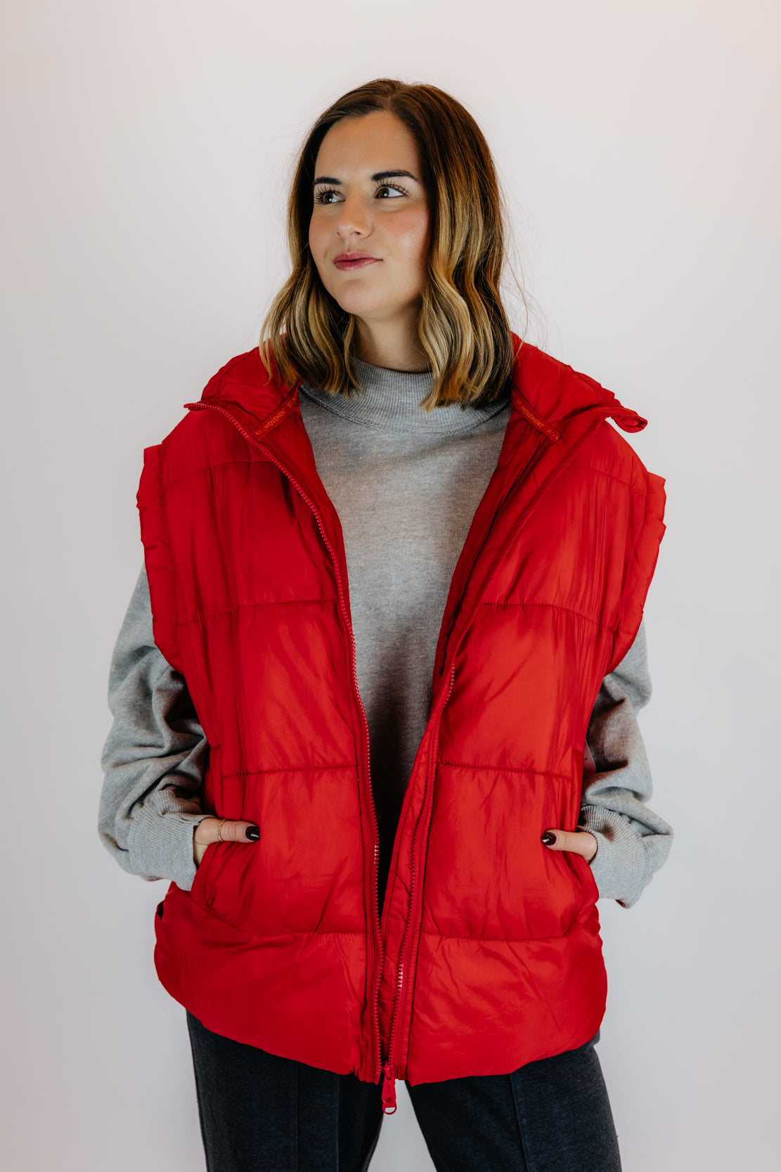 In A Bubble Puffer Vest | Winterberry