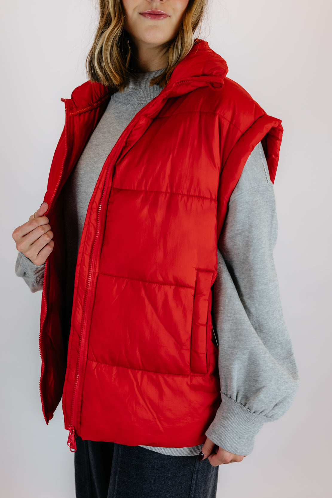 In A Bubble Puffer Vest | Winterberry