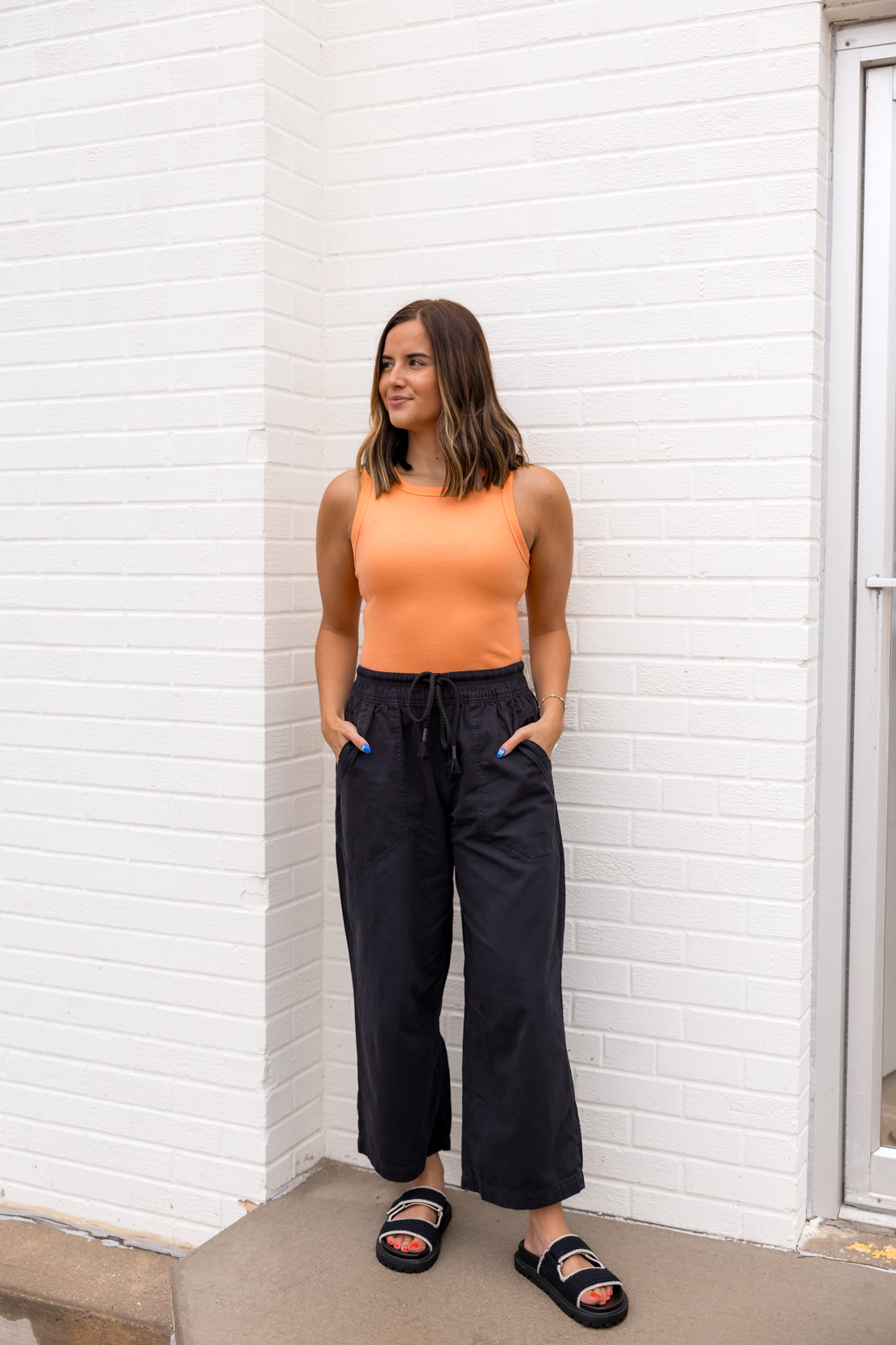 Evie Basic Tank | Cadmium Orange