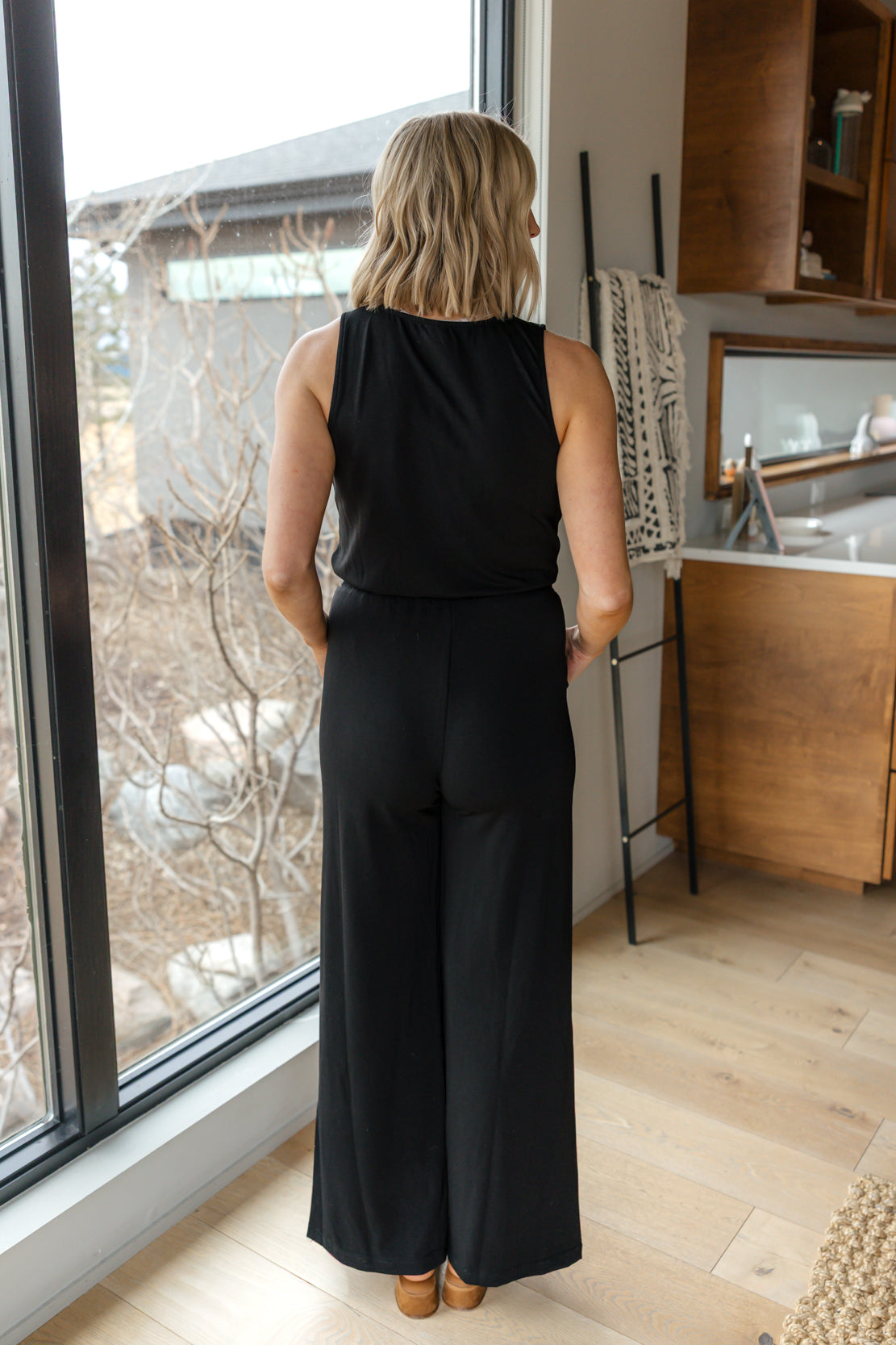 Maggie Knit Jumpsuit | Black