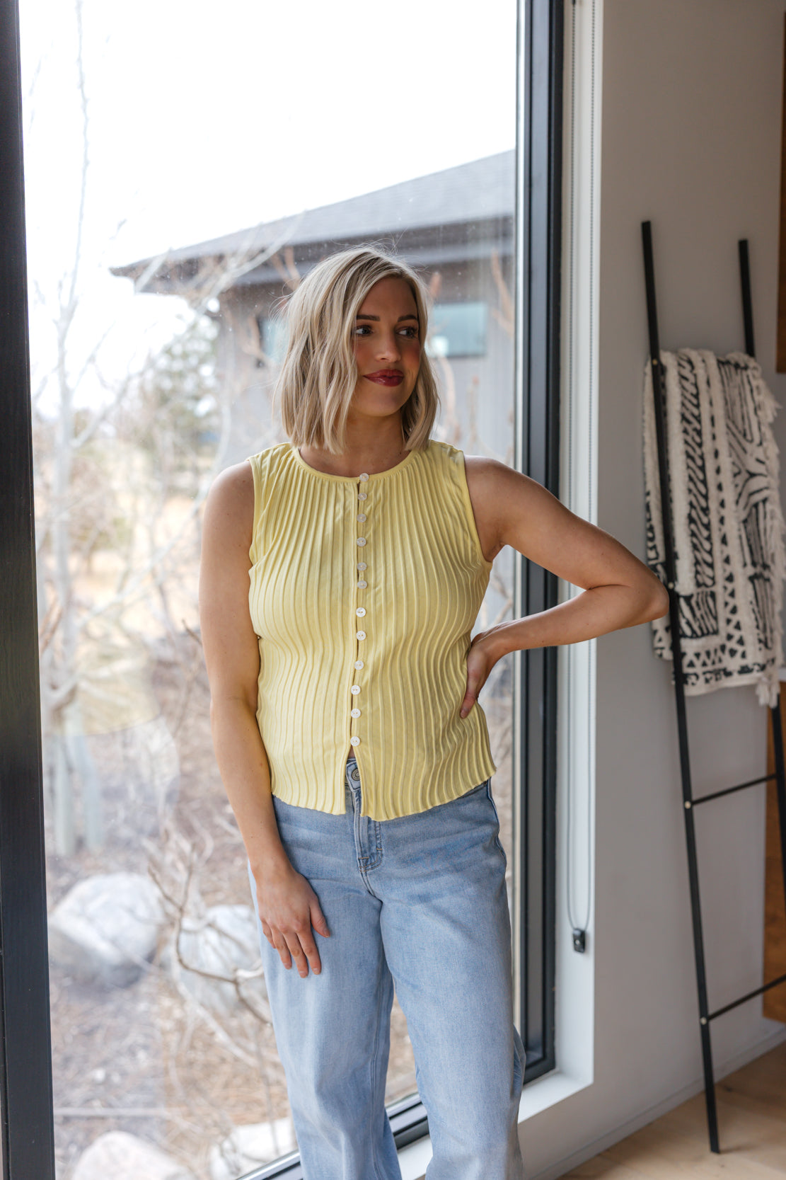 Tilly Vest | Mellow Yellow