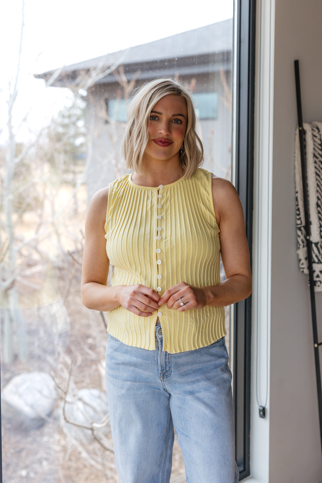 Tilly Vest | Mellow Yellow