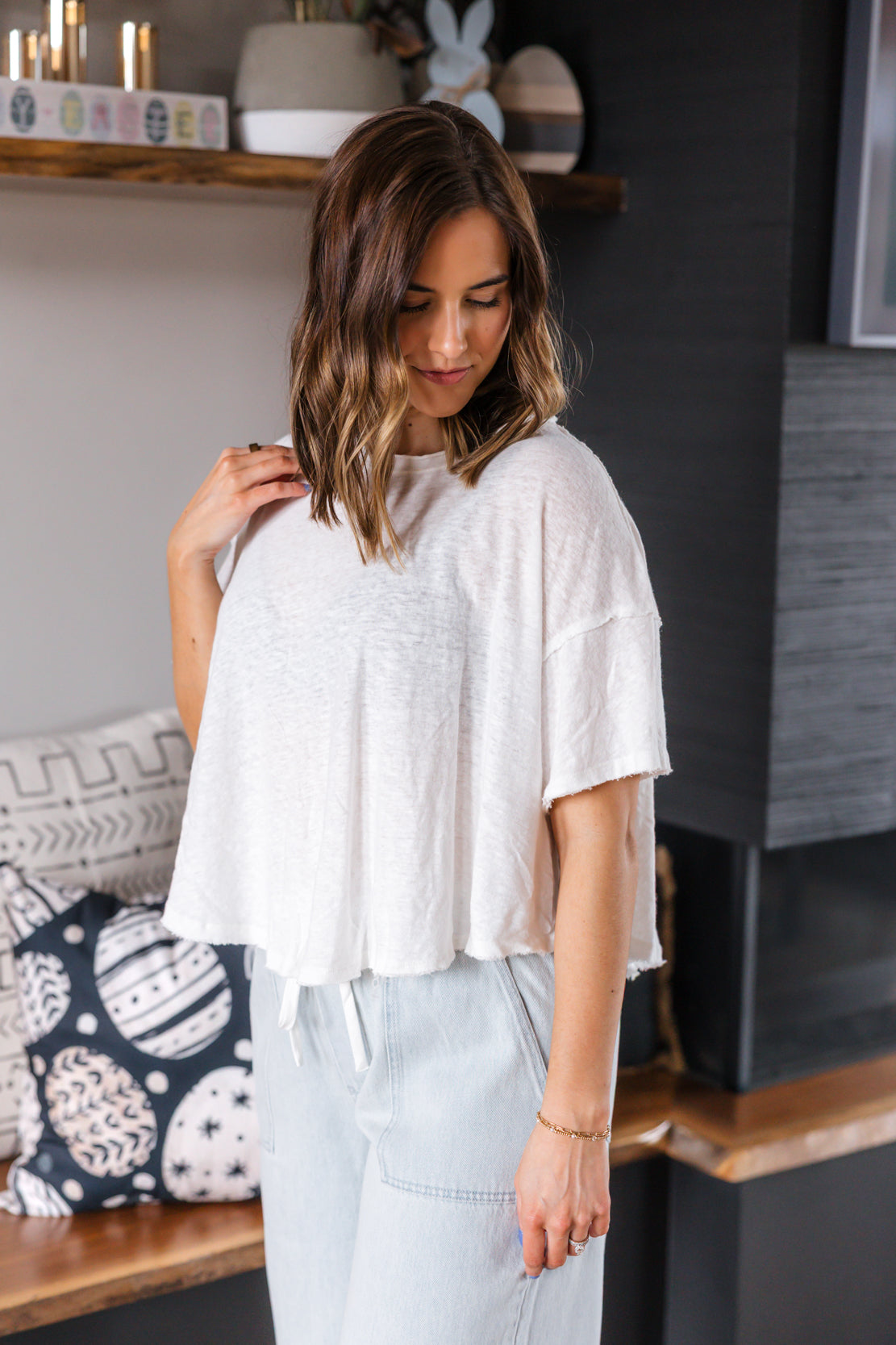 We The Free Elsie Swing Tee | Whisper White