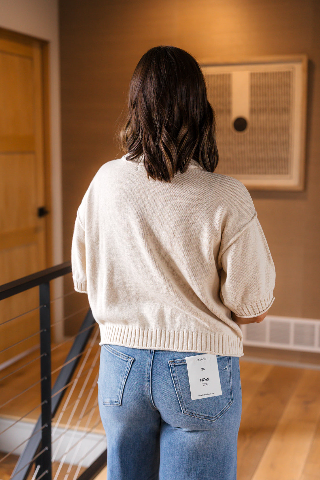 Aurora Button Down Top | Natural