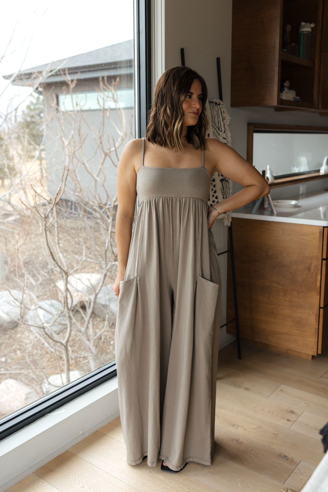 Hot Shot Strappy Onesie  | Hickory
