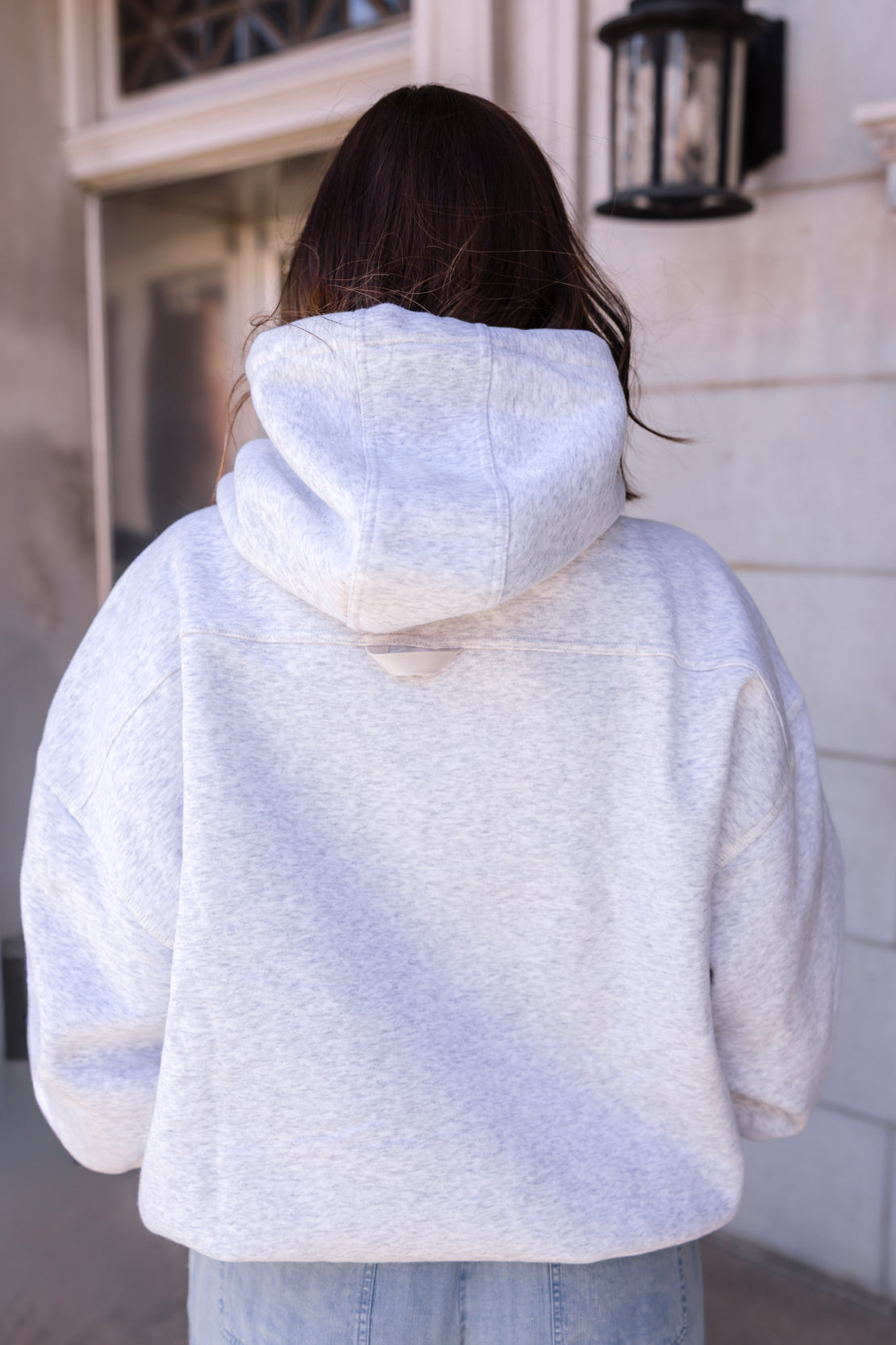 Final Call Hoodie | White Heather Grey