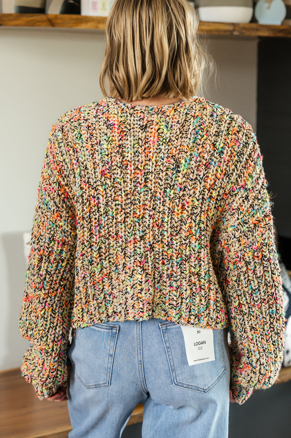 Flea Market Cardi | Neon Sand Combo