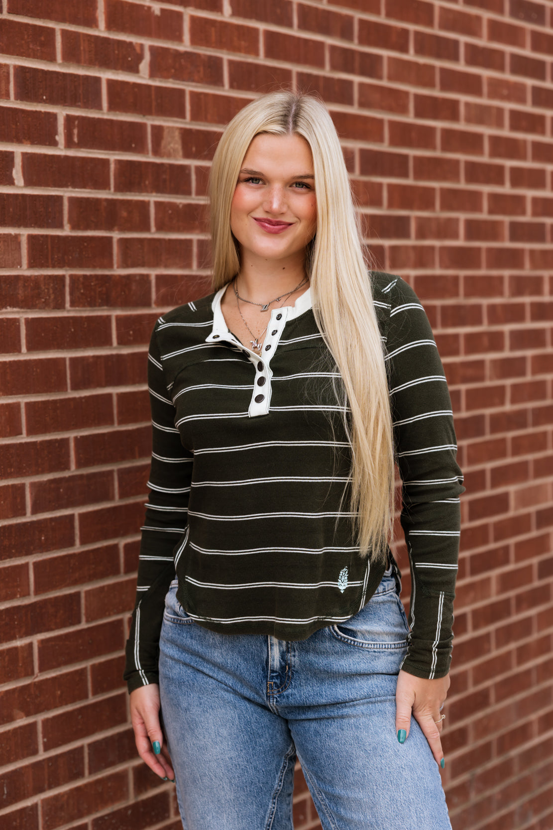 Cool Down Striped Crew | Ivy Combo