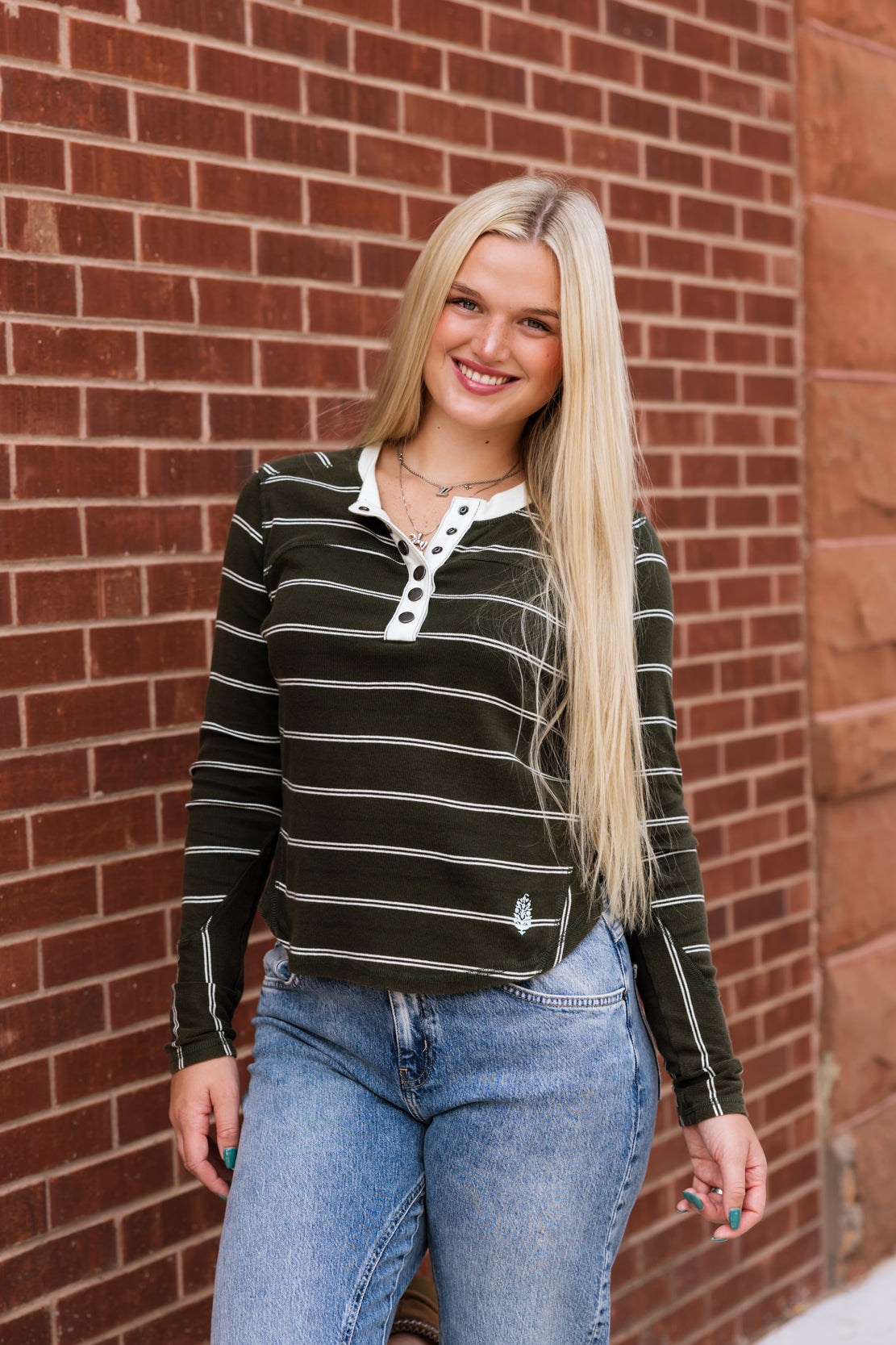 Cool Down Striped Crew | Ivy Combo