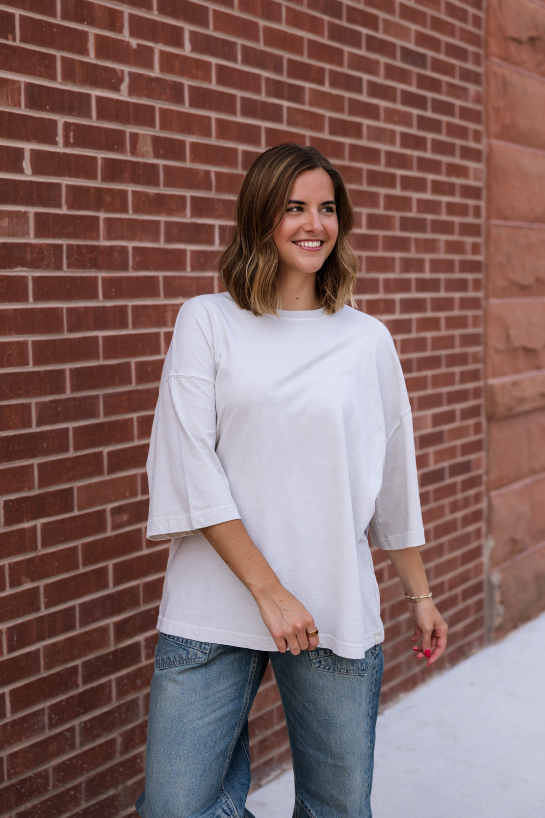 We The Free Perfect Oversized Tee | Morning Oat