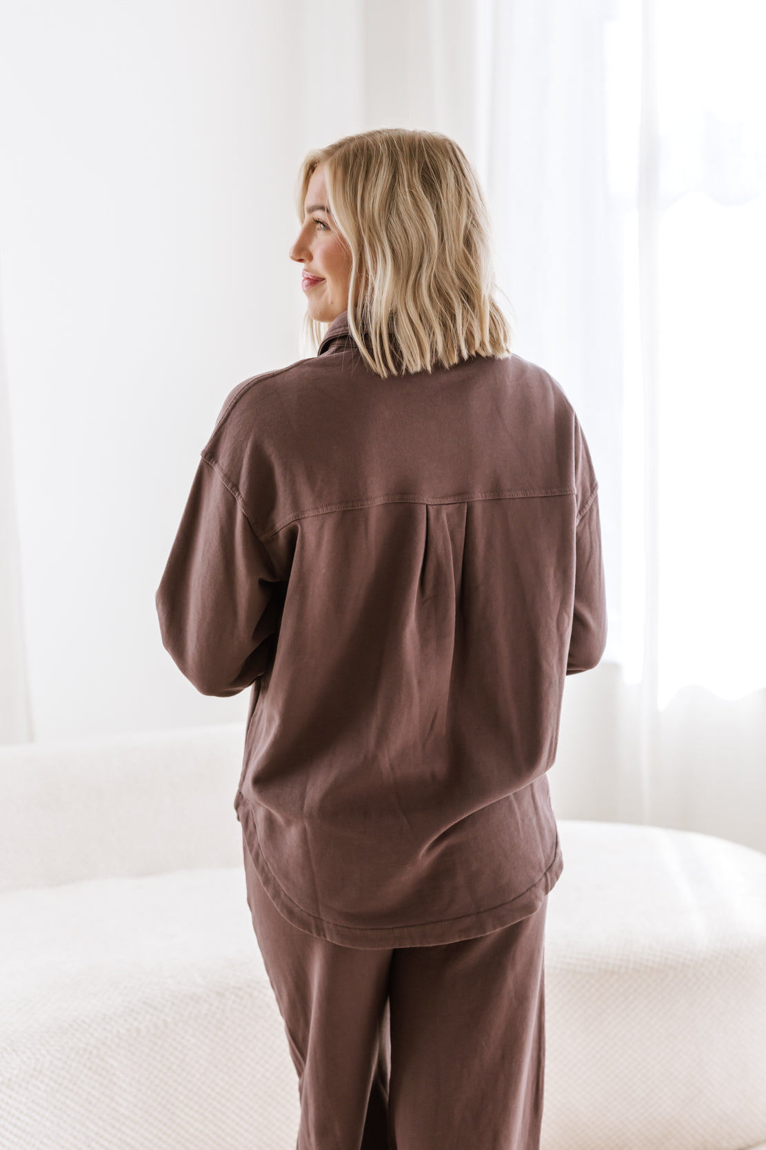 Highway Button Down Jacket | Dark Chocolate