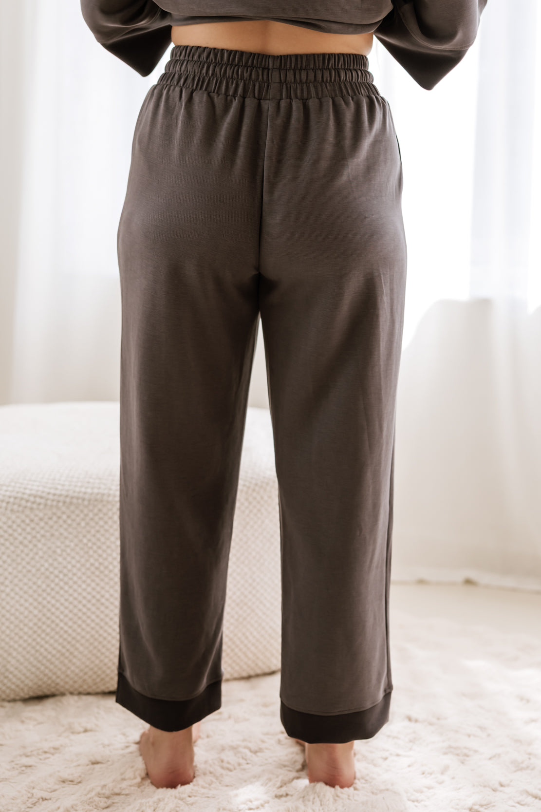 Rachel Colorblock Pants | Charcoal