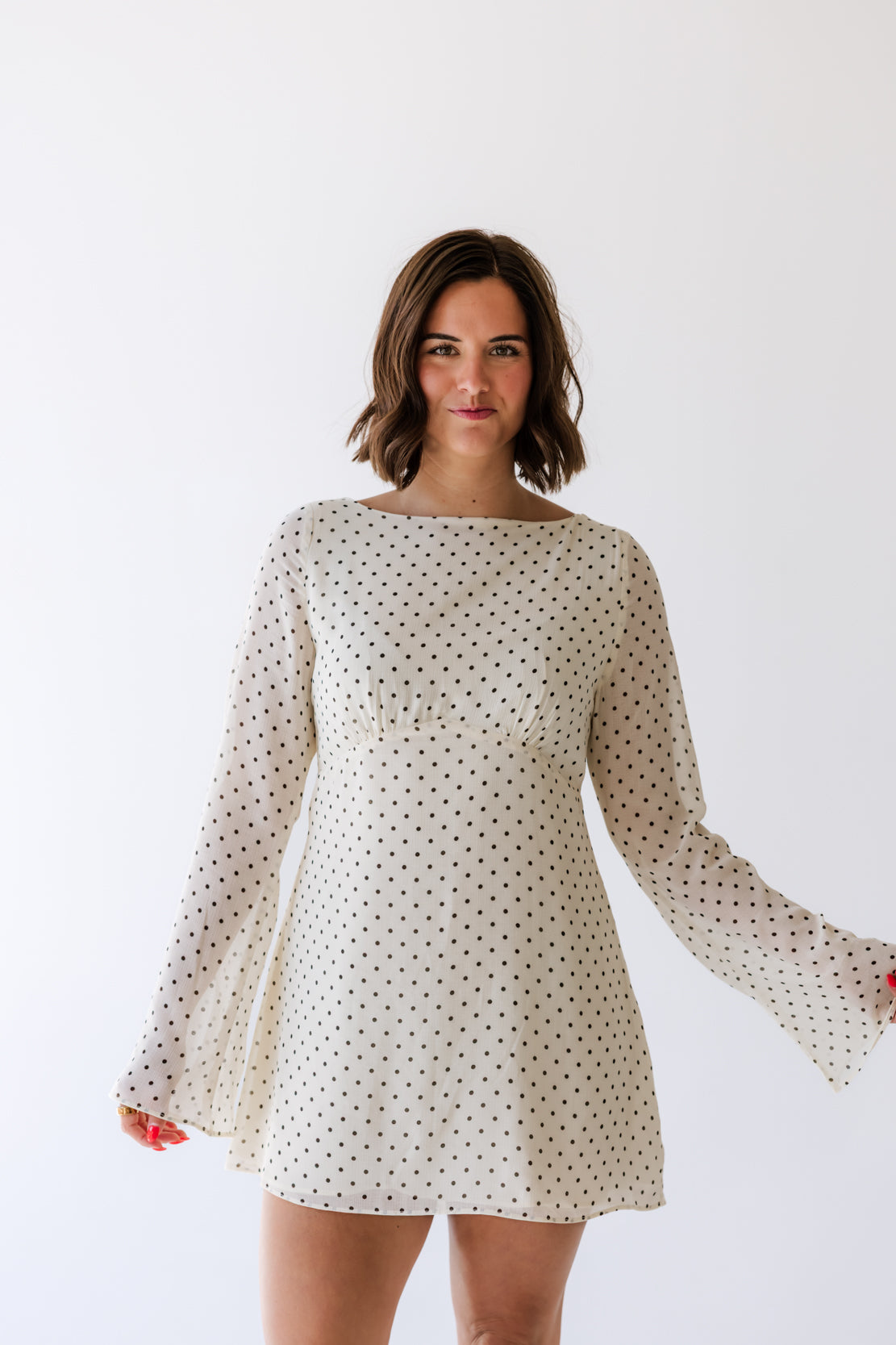 Jolie Printed Mini Dress | Dot Mix 2 Combo