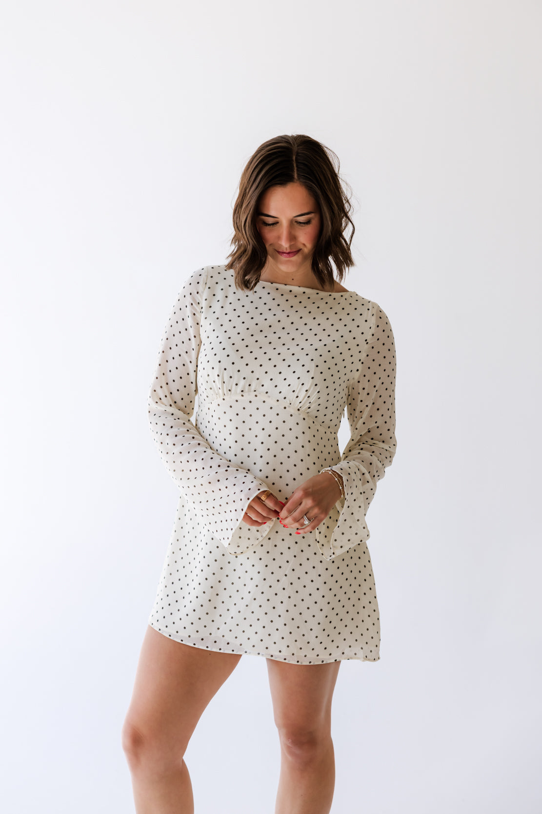 Jolie Printed Mini Dress | Dot Mix 2 Combo