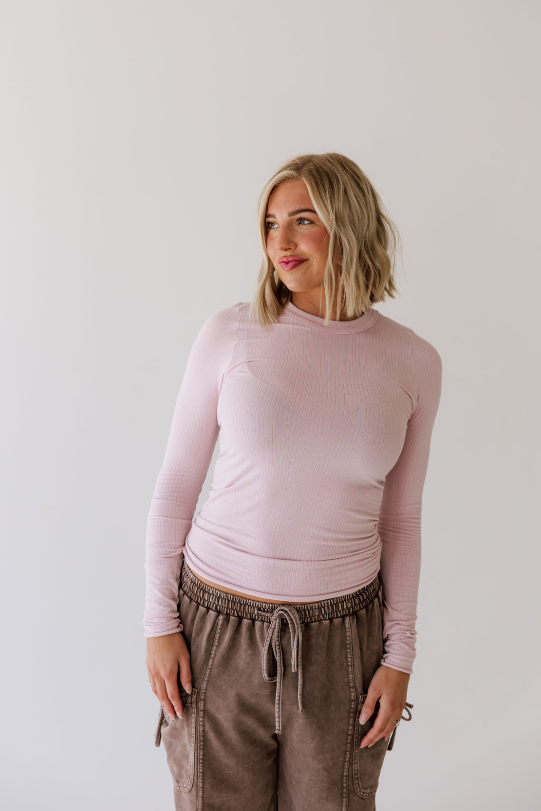 So Soft Seamless Long Sleeve | Orchid Veil