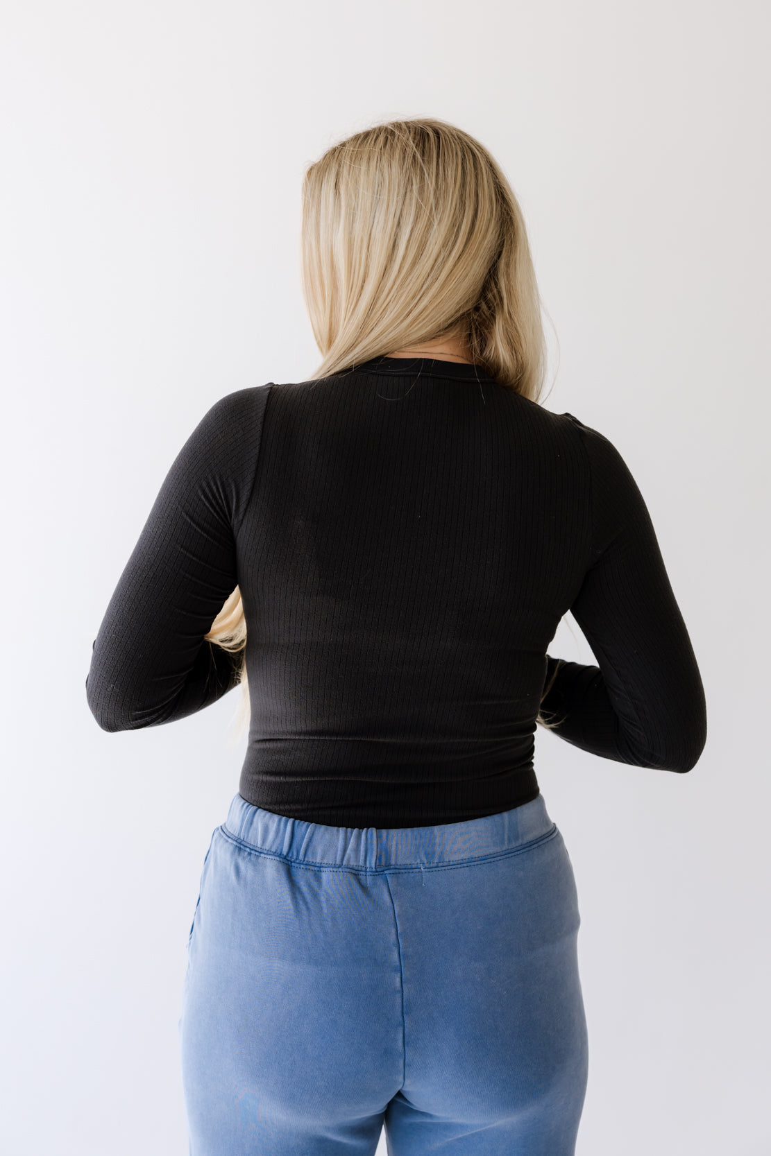 So Soft Seamless Long Sleeve | Black