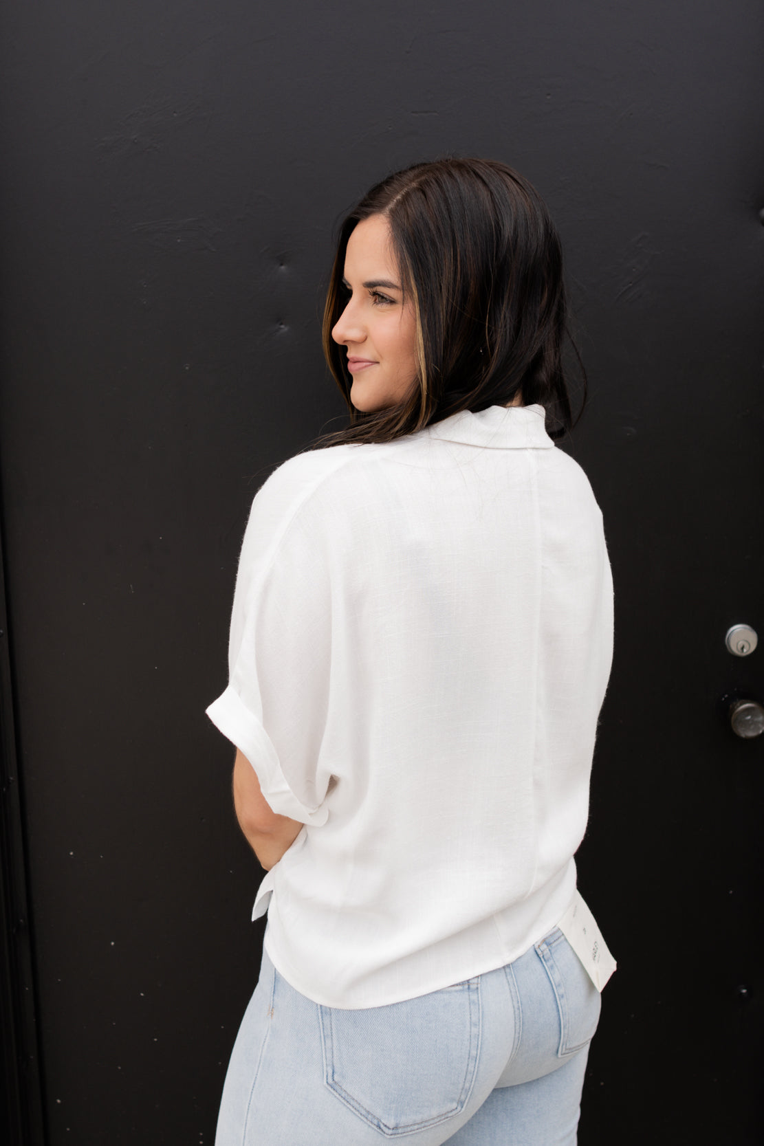Kendra Linen Shirt | Off White