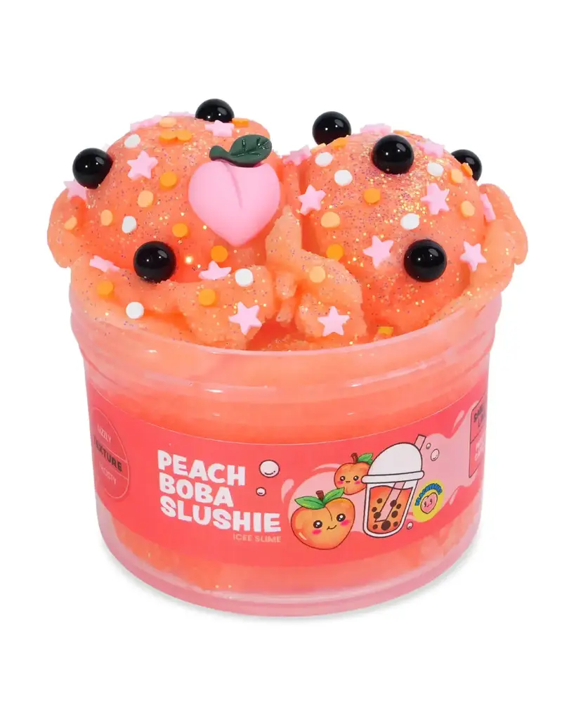 Peachybbies Slime | Peach Boba Slushie