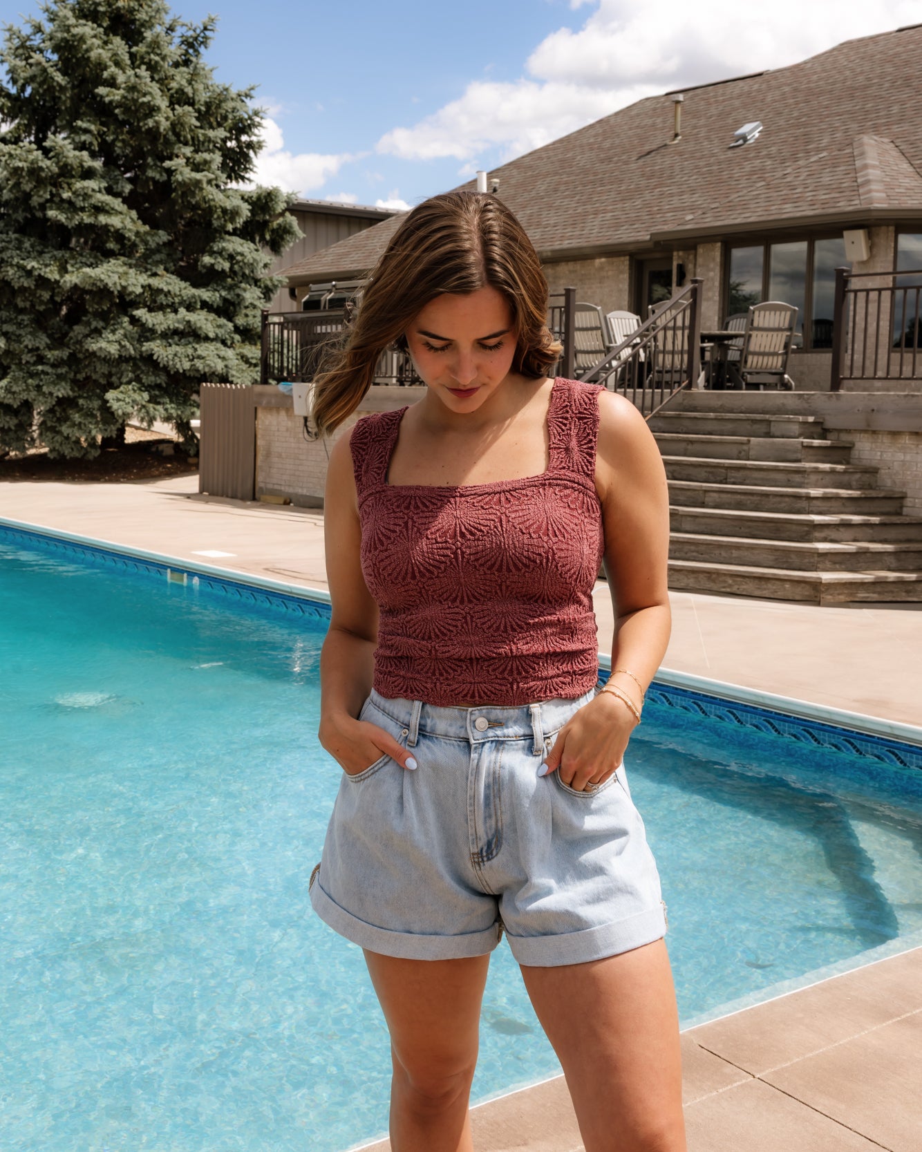 Love Letter Cami | Pomegranate