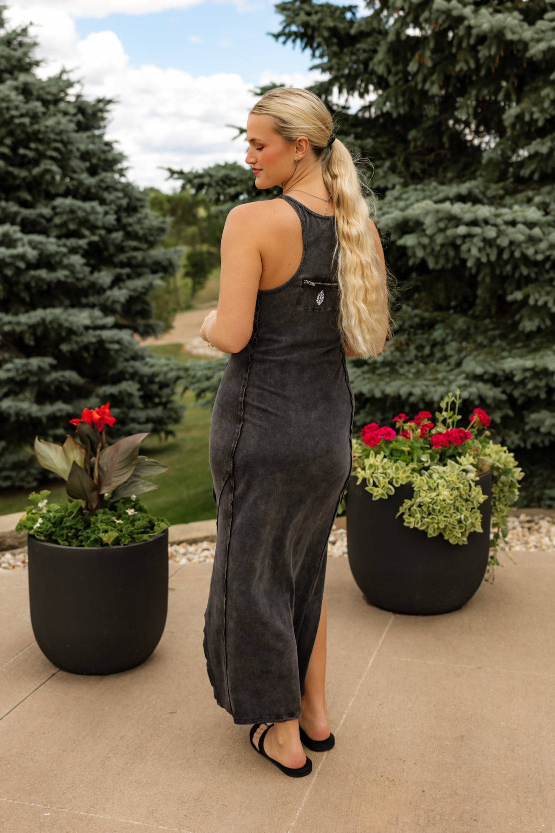 Hot Shot Surf Dress | Black