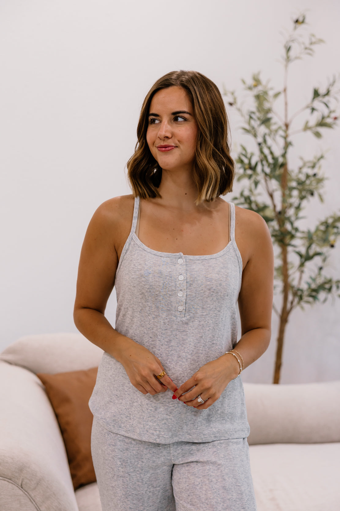 Clove Pajama Set | Heather Grey