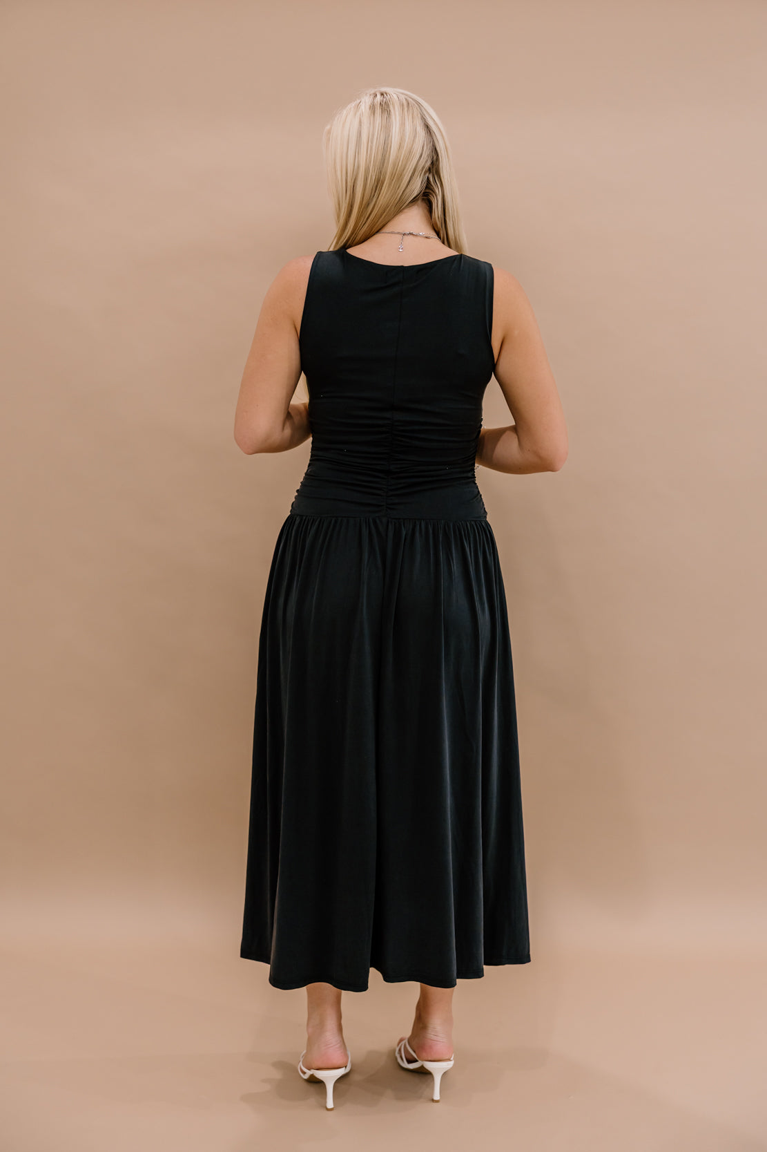Khloe Bodice Maxi Dress | Black
