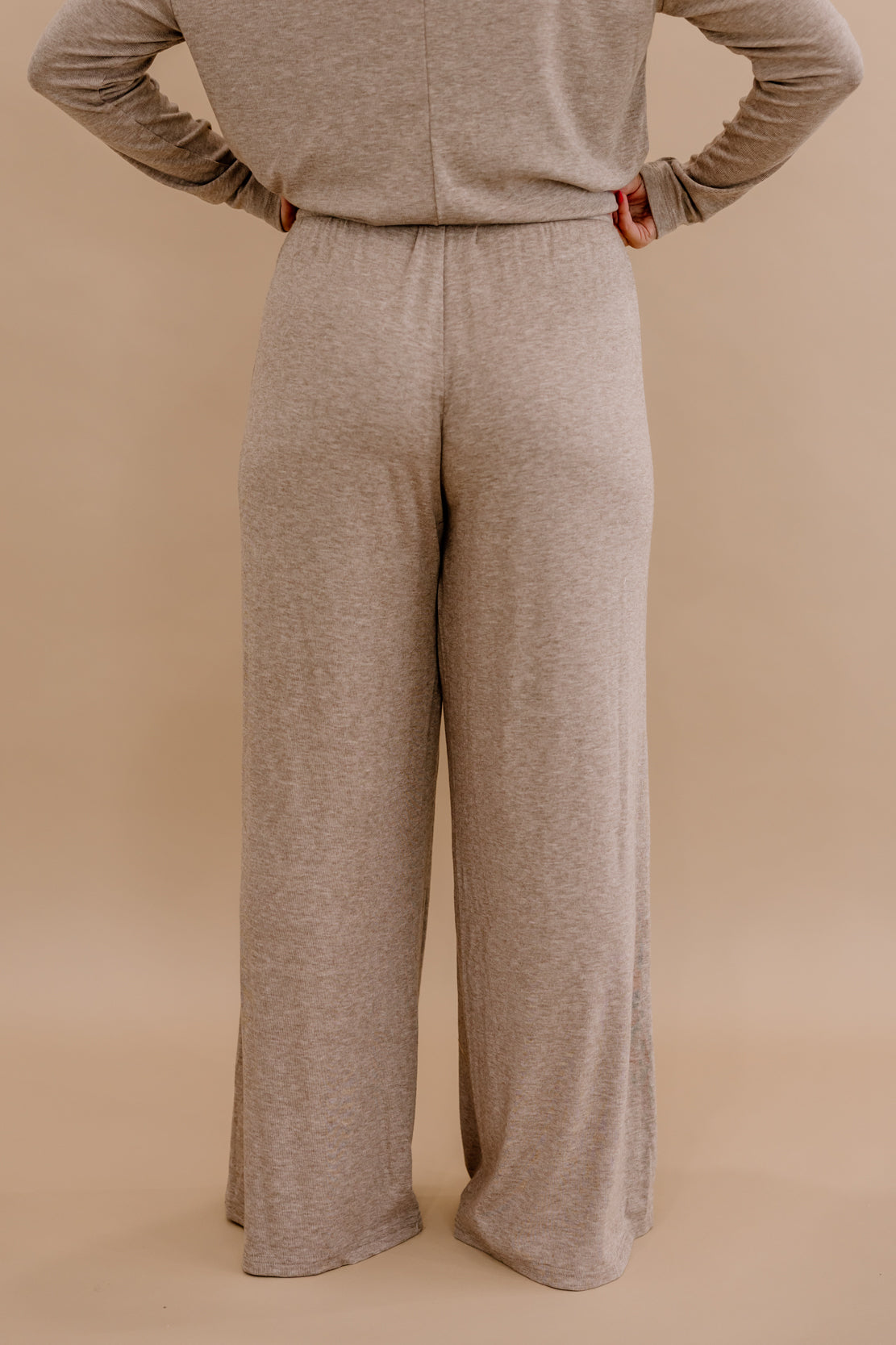 Covell Ribbed Pant Set | Mocha