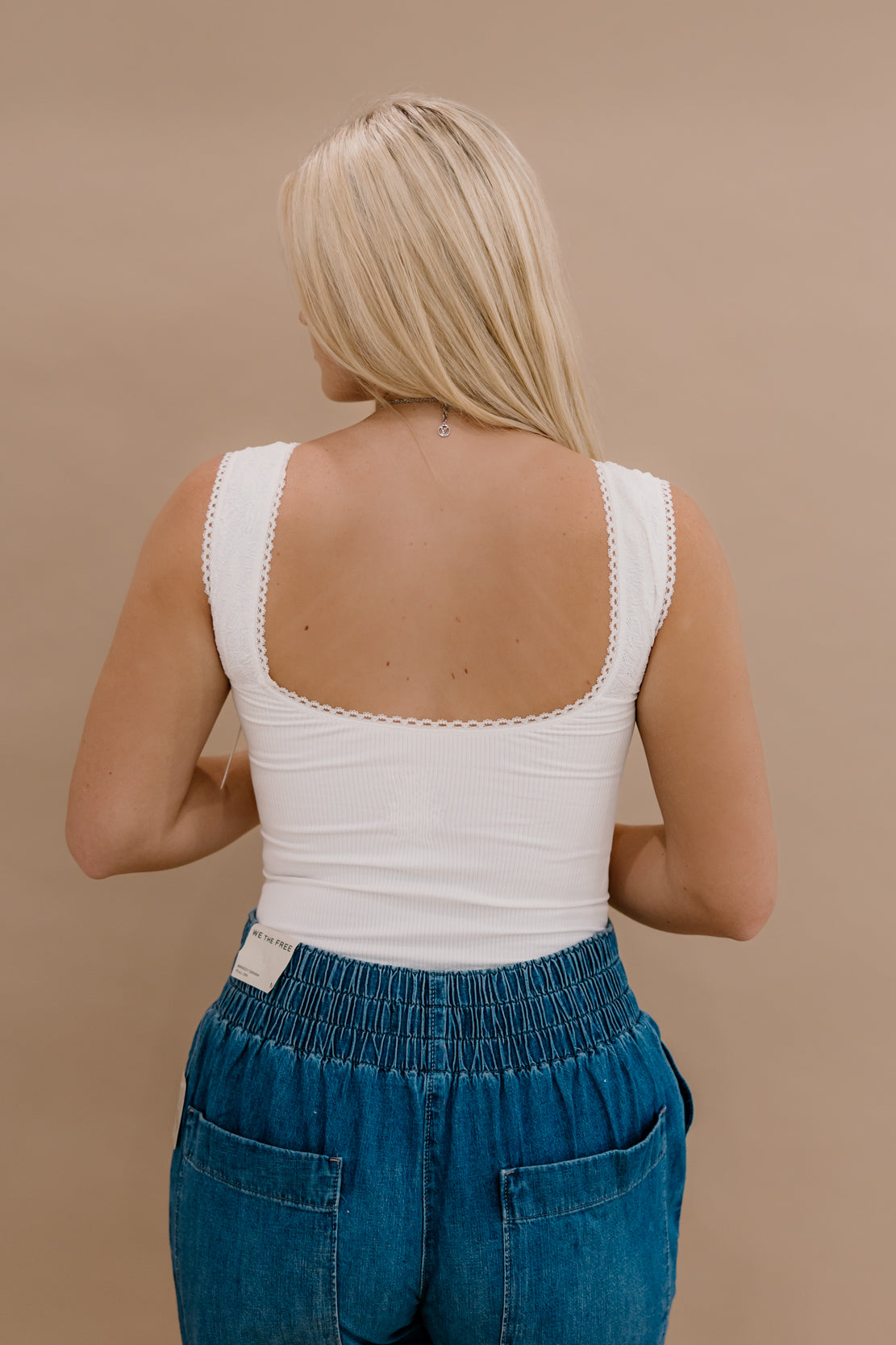 Pretty Please Crop Top | Clean Ivory