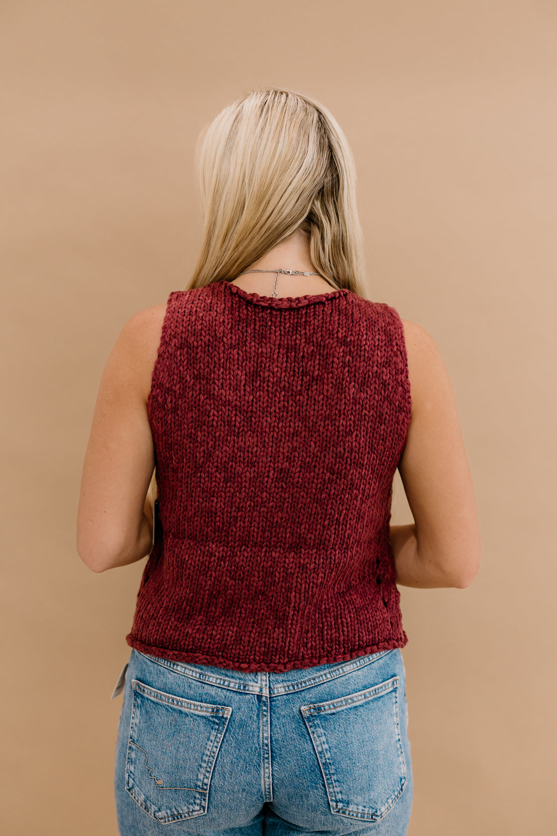 Opal Knit Tank | Sangria