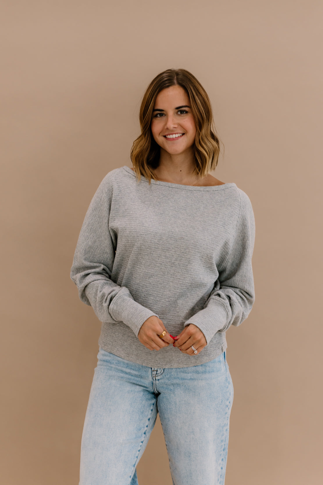 We The Free Jess Long Sleeve | Heather Grey