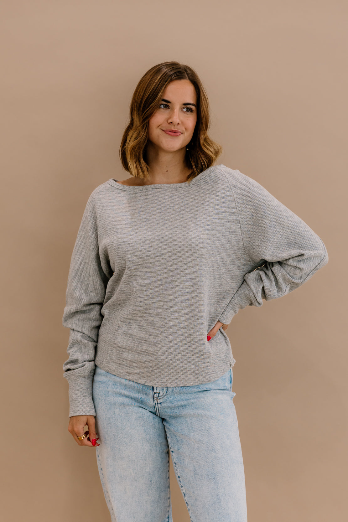 We The Free Jess Long Sleeve | Heather Grey