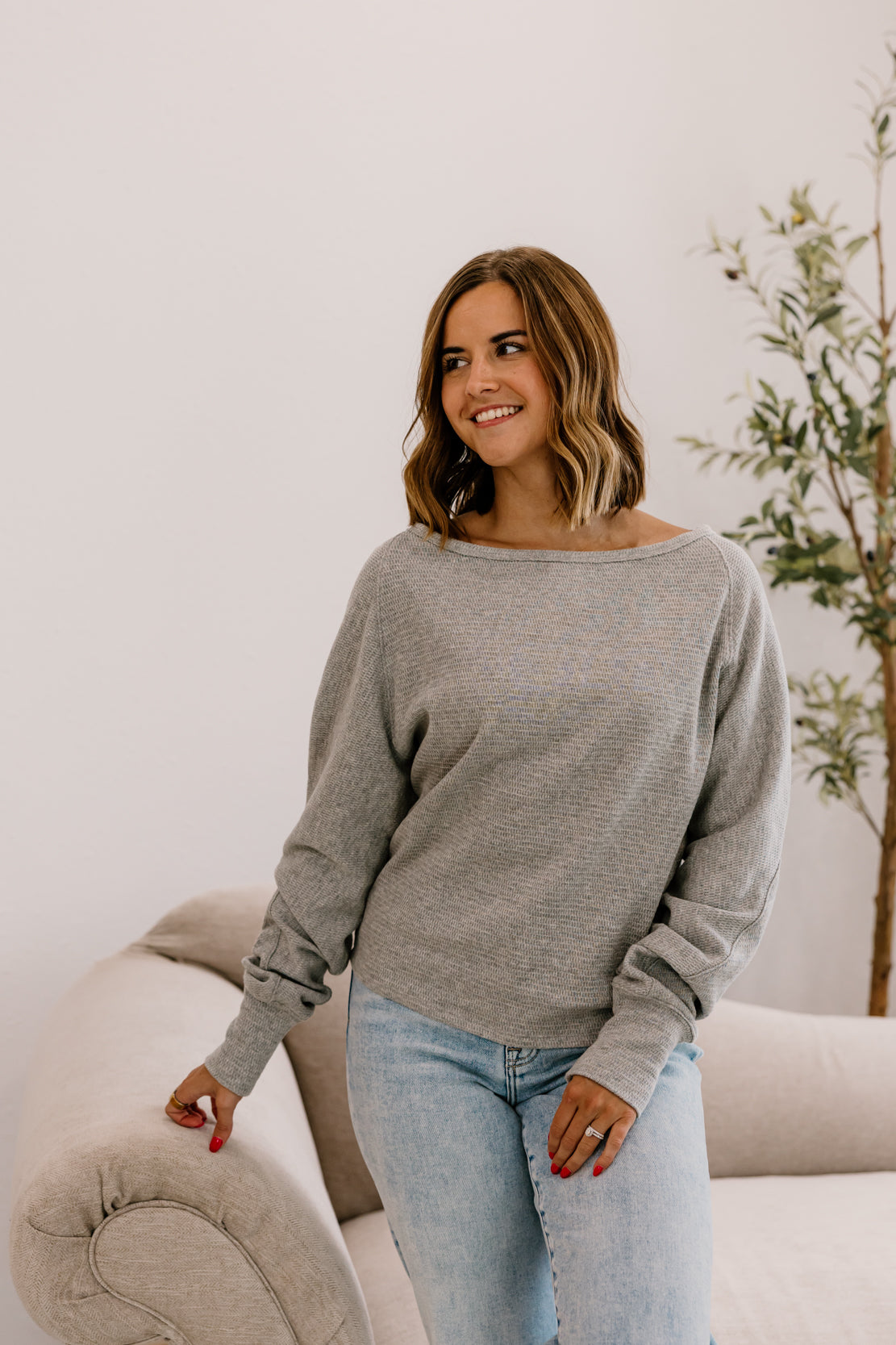 We The Free Jess Long Sleeve | Heather Grey