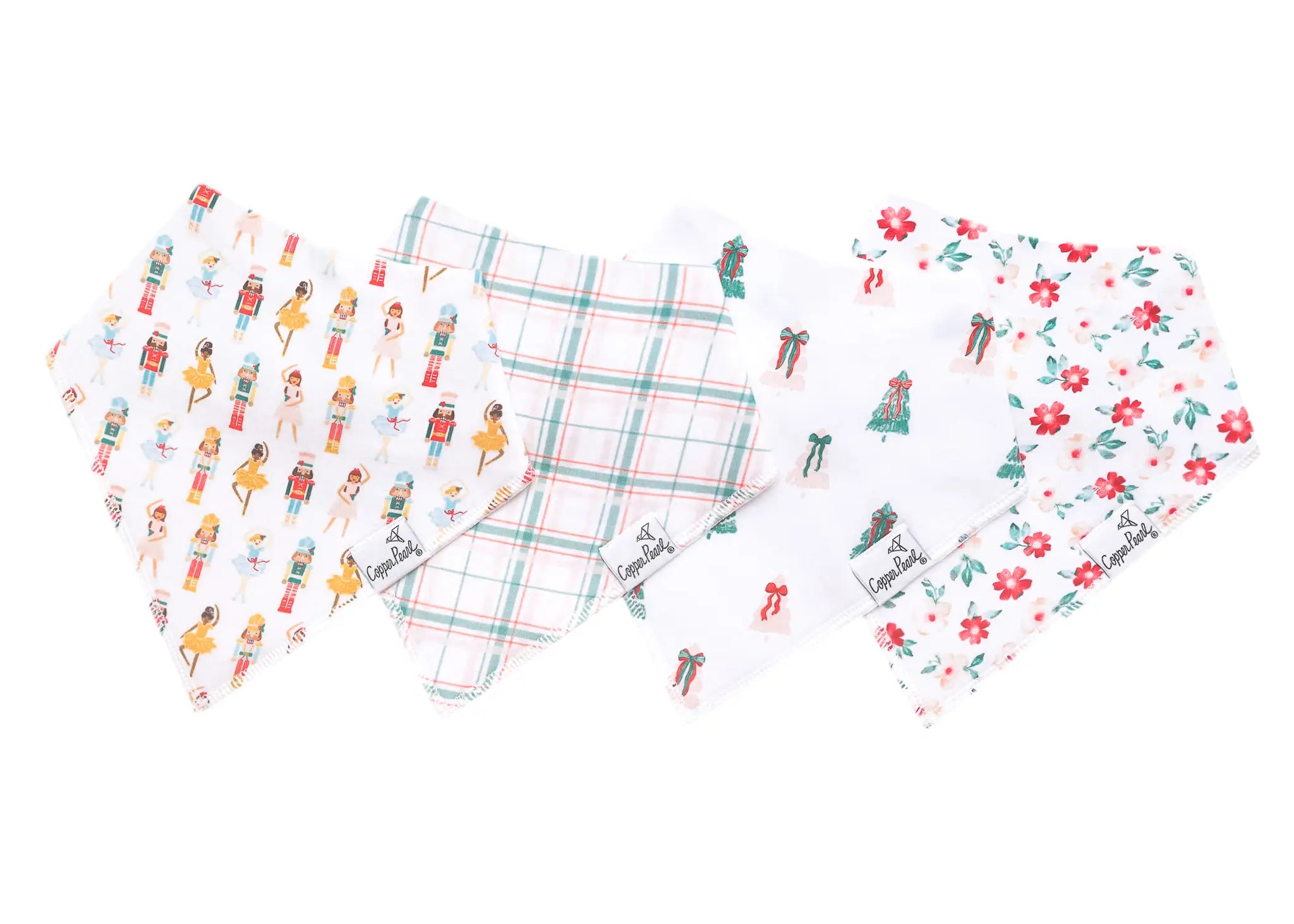 Copper Pearl Bandana Bib Set | Juliet