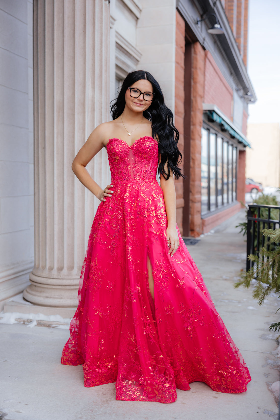Prom Dress 56577 | Fuschia