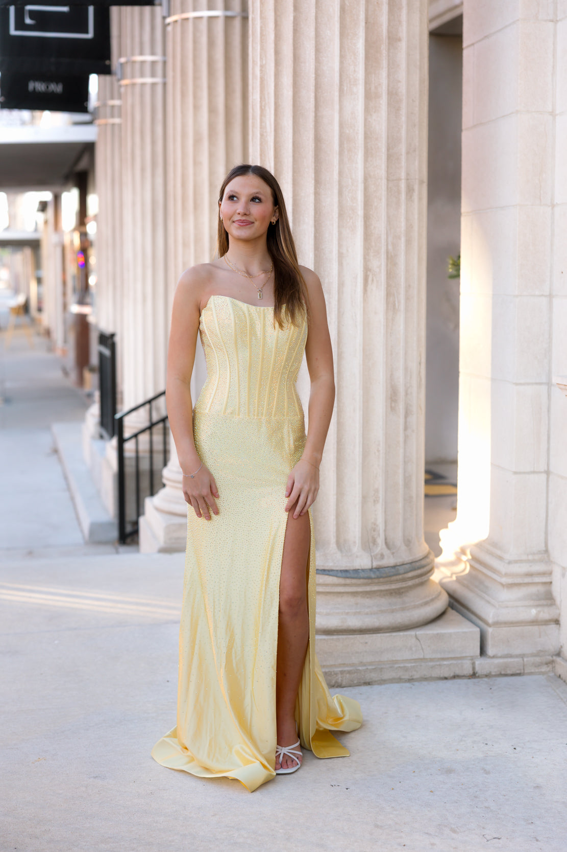 Prom Dress 57640 | Yellow