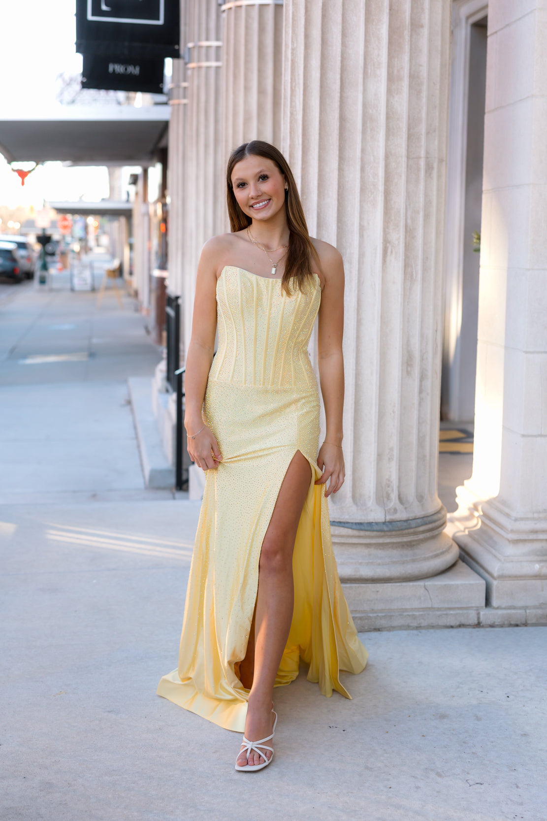 Prom Dress 57640 | Yellow