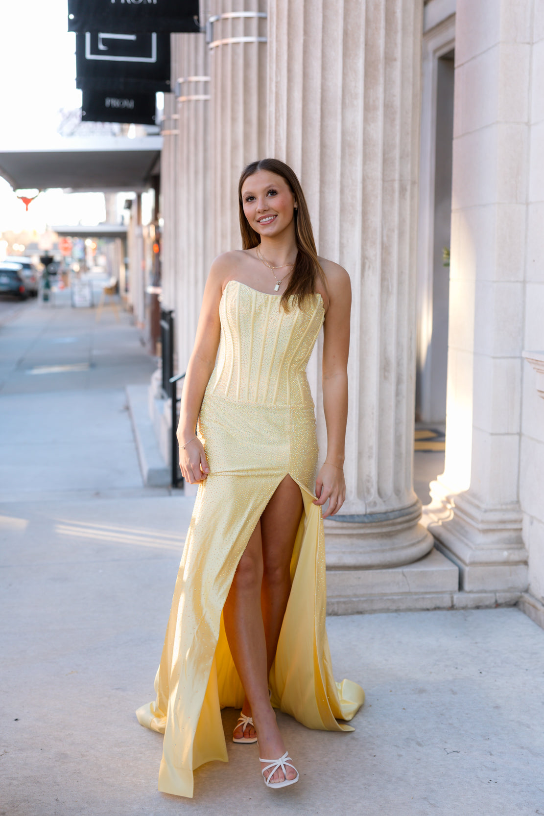 Prom Dress 57640 | Yellow