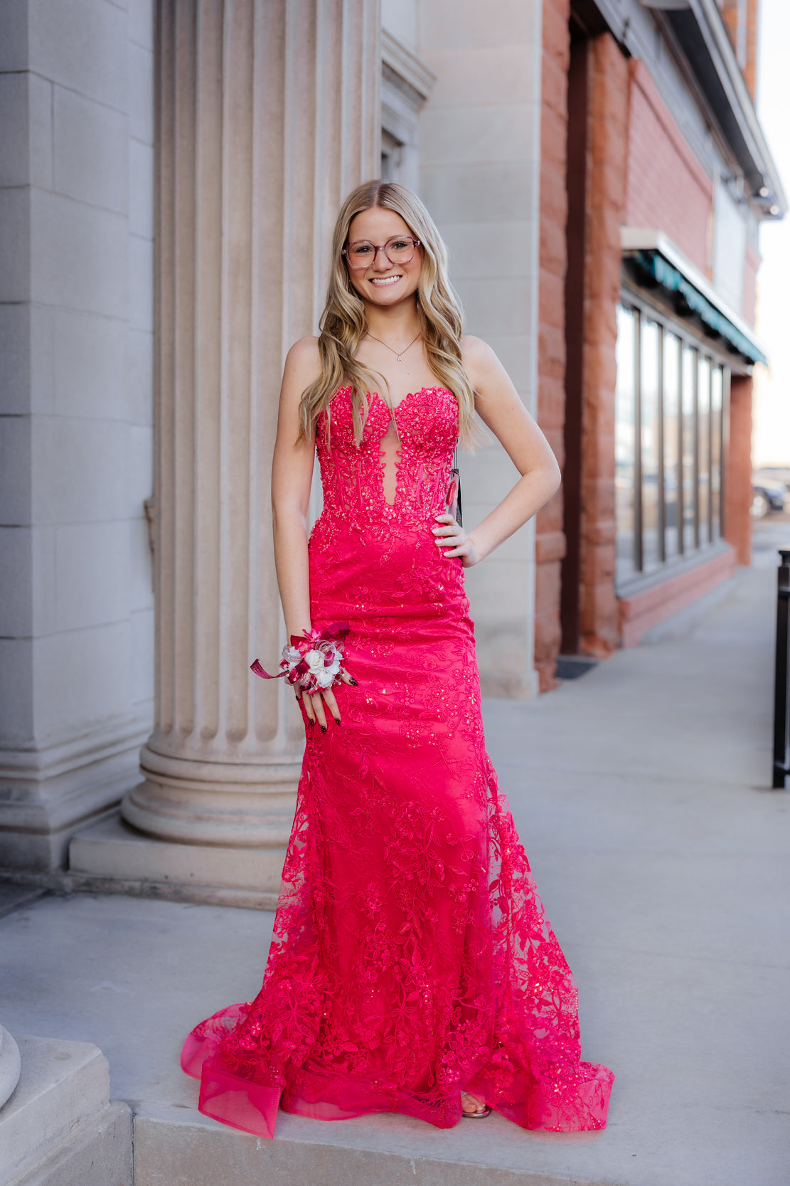Prom Dress 56160 | Fuchsia