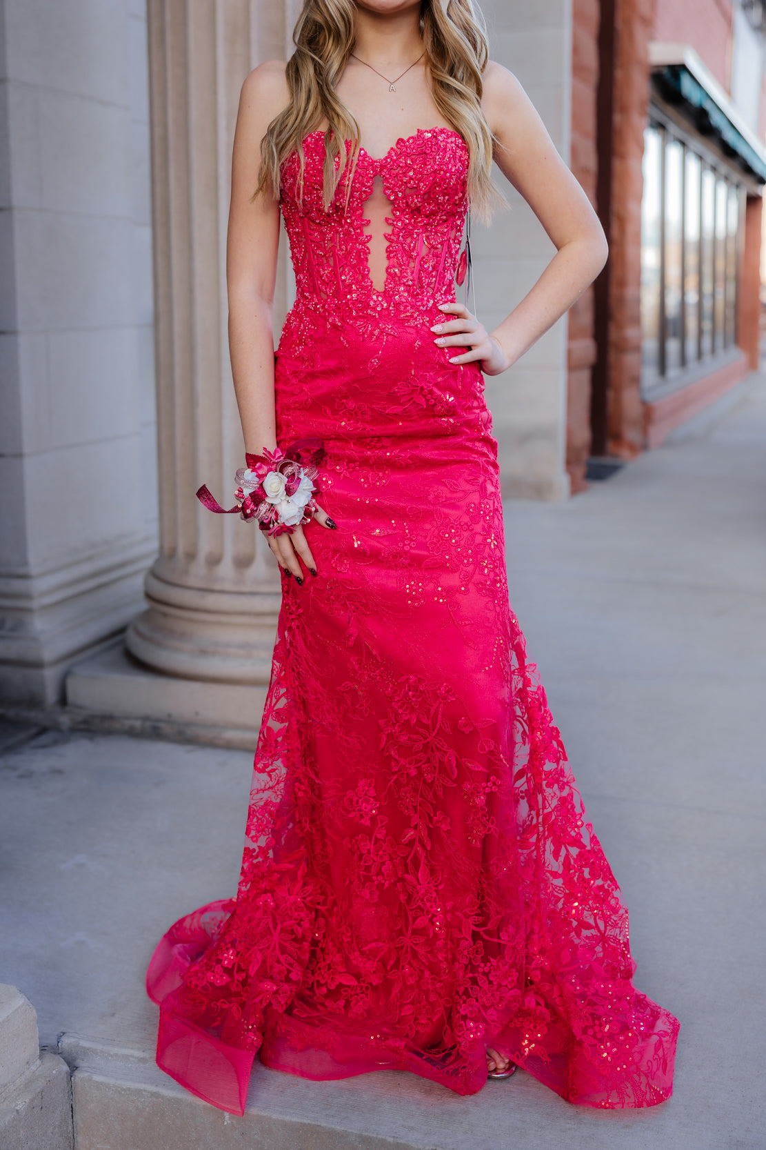 Prom Dress 56160 | Fuchsia